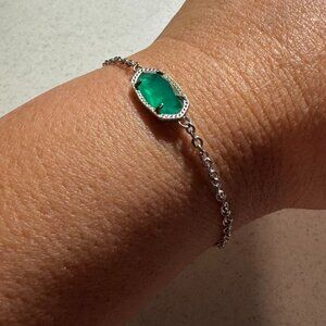 Elaina Silver Adjustable Chain Bracelet